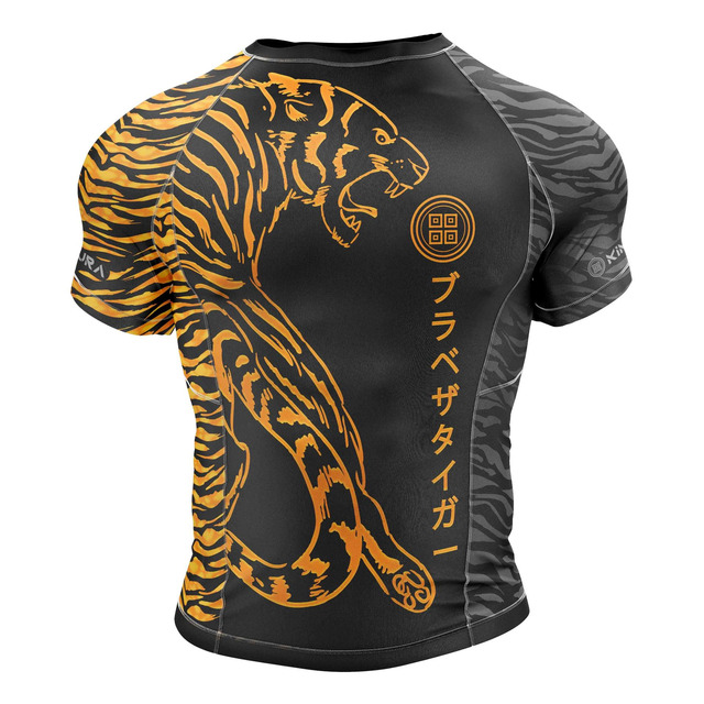 Rashguard Jiu Jitsu Luta No Gi Kimura Tigre Rashguard Jiu Jitsu Luta No Gi Kimura Tigre