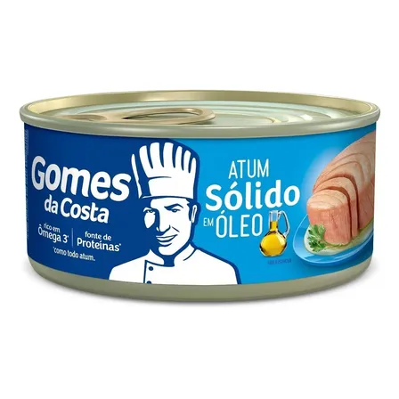 Atum Sólido em Óleo - 170g - Gomes da Costa