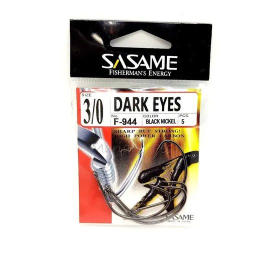 Anzuelos Sasame Dark Eyes F-944 N°3/0 Blister 5 Unidades