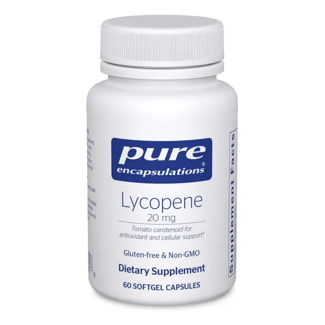 Licopeno 20 Mg Pure Encapsulations 60 Softgel