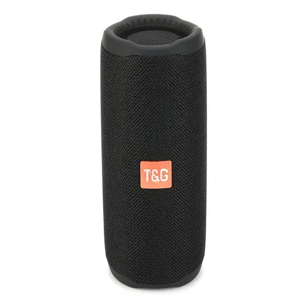Altavoz Inalámbrico Portátil Con Subwoofer, Radio Fm, Bluetooth, Potencia Negro
