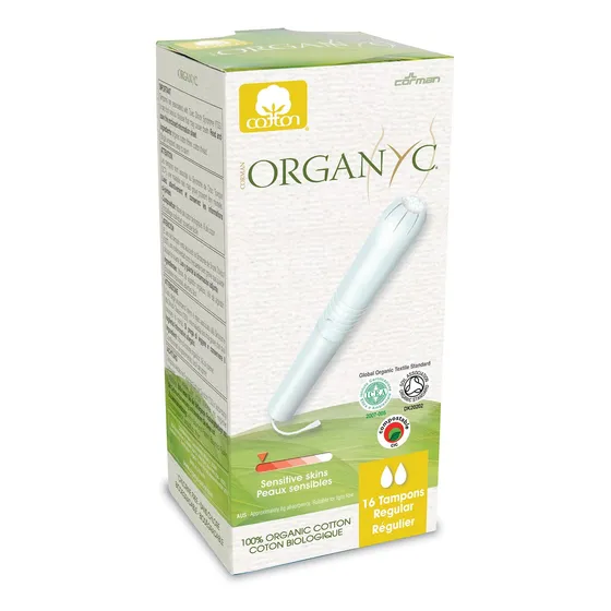Organyc Tampon Regular Con Aplicador 16 Un