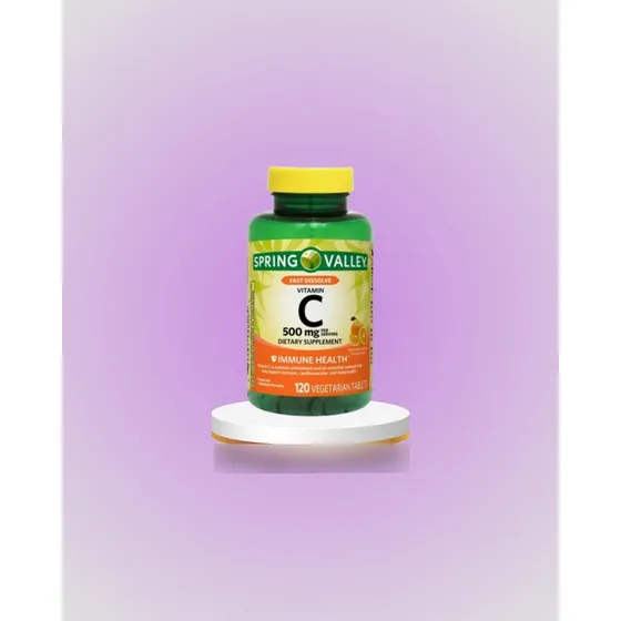 Vitamina C 500mg Tabletas Spring Valley