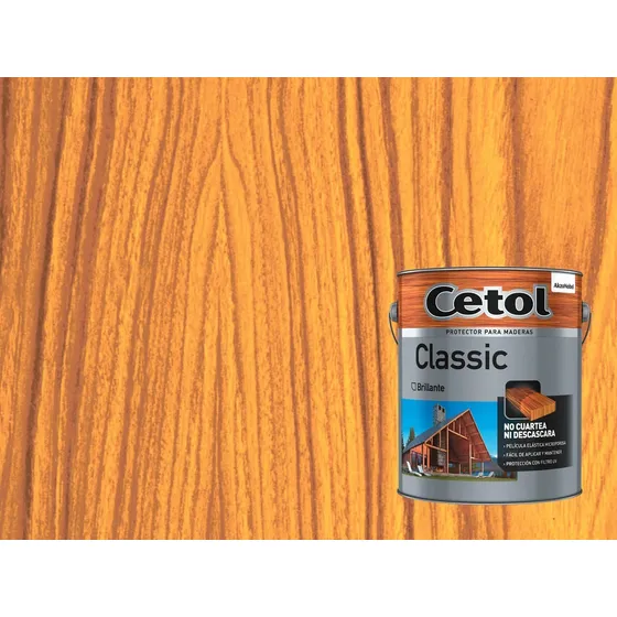Cetol Classic Impregnante Por 4L Acabado Satinado Color Cristal