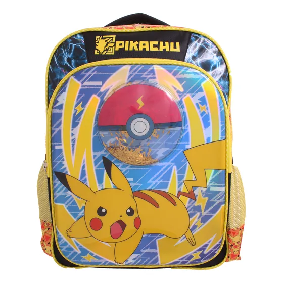 Mochila Pikachu Con Parche De Pokebola
