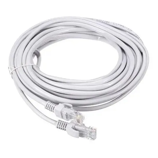 Cable De Red Ethernet Rj45 Utp 5 Metros Blanco Router Wifi | Cuotas sin interés