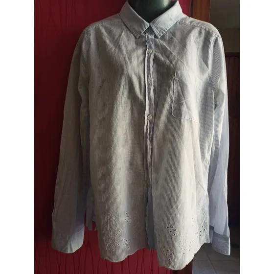 Camisa De Dama Manga Larga Talla L/g Marca  Forever Us$8,00