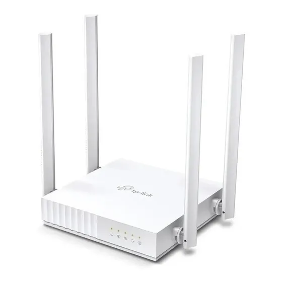 Router Tp-link Ac750 Archer C24 Dual Band 4 Antenas Color Blanco