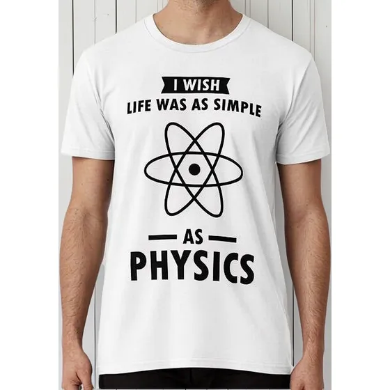 Remera Físico Regalo Física Profesor Ciencia Nerd Geek Algod