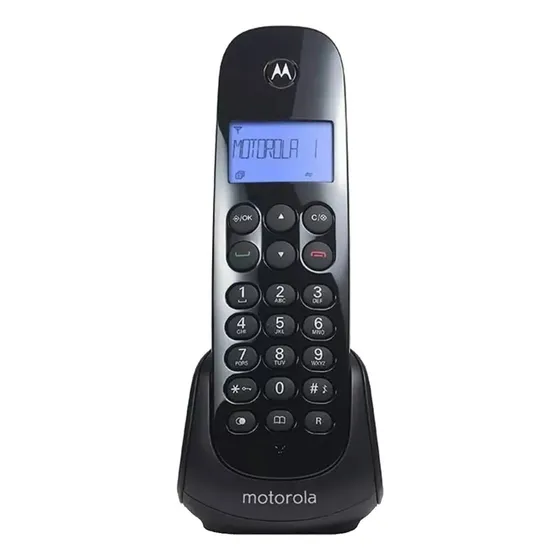 Teléfono Motorola Inalámbrico M700ca Inalámbrico - Color Negro