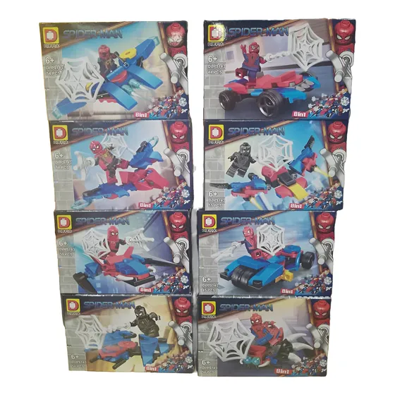 Spiderman Hombre Araña Juguete Armable De Construcción