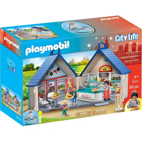 Playmobil City Life 70111 - Maletin El Restaurant 
