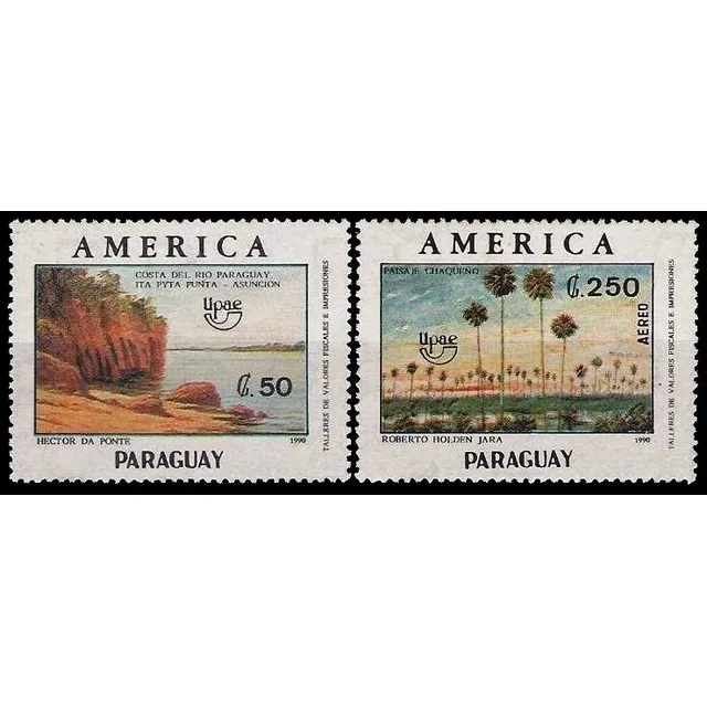 América Upaep - Paraguay 1990 - Serie Mint