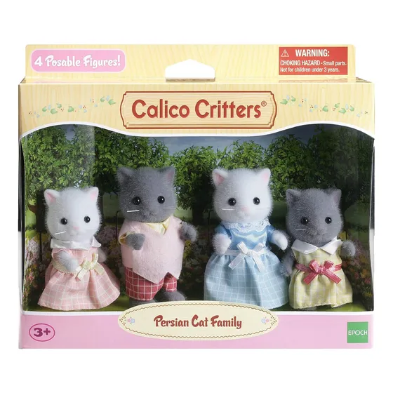 Sylvanian Familia Gato Persa Calico Ternurin Original Muñeco