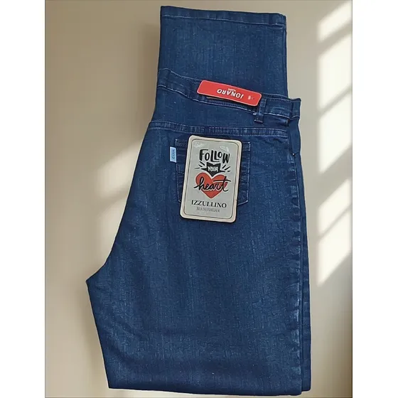 Jeans Elastizados Mujer Tiro Alto Izzullino Talle 38 Al 60