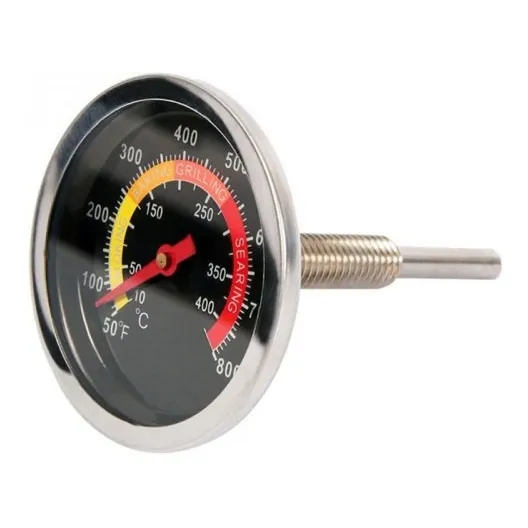 Termometro De Horno Parrilla 10° Hasta 400° Acero Inoxidable