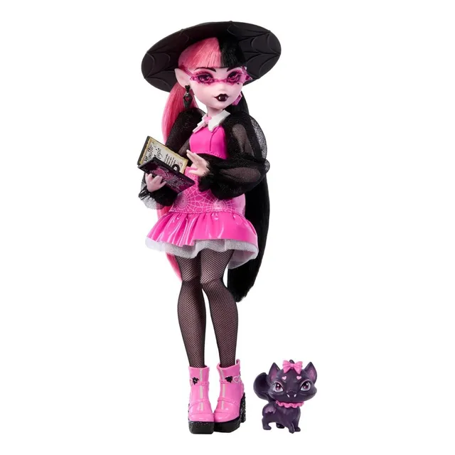 Monster High Draculaura G3 Fabulous Pet Bat-cat 2023