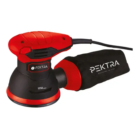 Lijadora Roto Orbital Palma Pektra 240w 125mm 12000rpm Color Rojo Frecuencia 50
