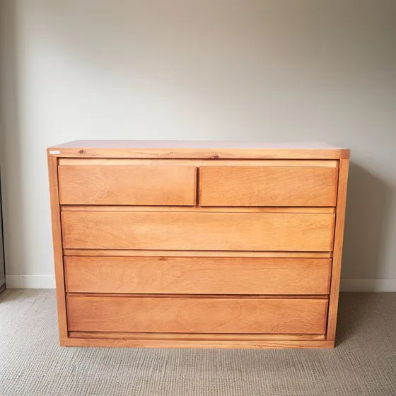 Comoda Cajonera Madera Eucalyptus Grandis 1.20 Largo