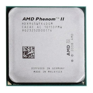 Processador Amd Phenom Ii X4 945 Hdx945wfk4dgi De 4 Núcleos E 3ghz De Frequência Processador Amd Phenom Ii X4 945 Hdx945wfk4dgi De 4 Núcleos E 3ghz De Frequência