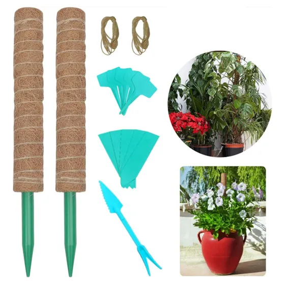43cm Suporte Tutor De Musgo Para Plantas Hidroponico,2 Pzs