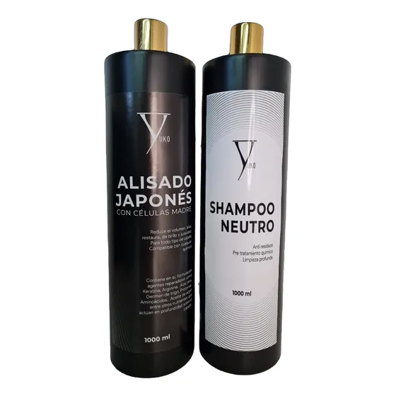 1lt Alisado Japones +1lt  Neutro