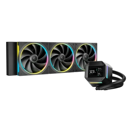 Water Cooler 240mm Deepcool Ld240 Com Display Digital Preto