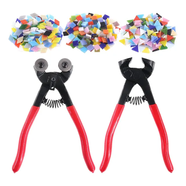Juego De 2 Pinzas De Vidrio Para Corte De Mosaico