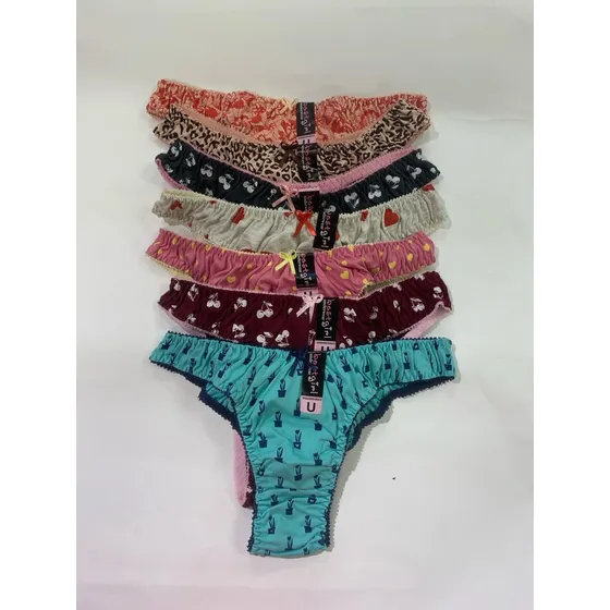 Kit 4 Calcinhas Algodão Tanga Tamanho Único Bestgirl R 5490