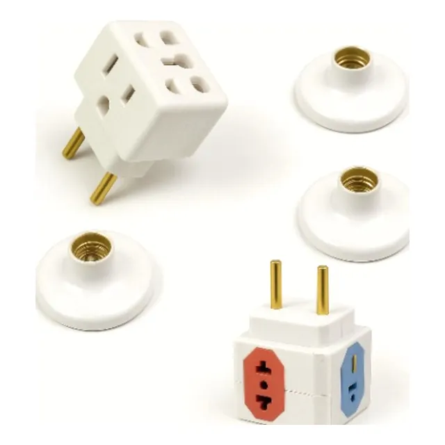 Kit 5 Plafon + 5 Benjamin 20 A Bob +5 Tomada Cubo 10a E 20a