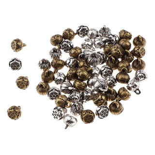 60× De Aleación Abalorios Rhinestone Loto Flatback 60× De Aleación Abalorios Rhinestone Loto Flatback