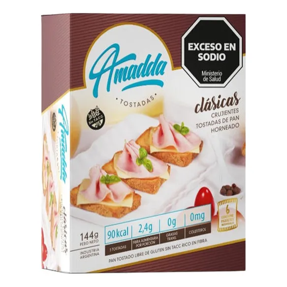 Tostadas Clásicas Amadda 144 Gr