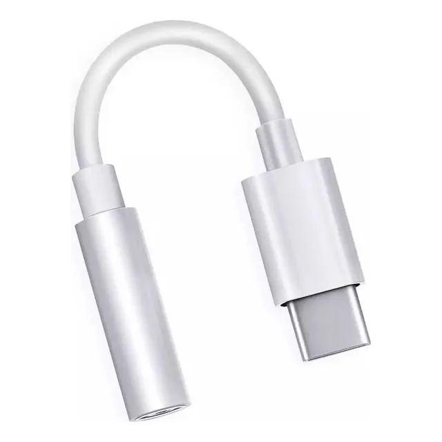 Cable Adaptador Conversor Tipo C Macho A Mini Jack De 3 5mm