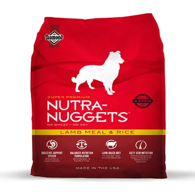 Alimento Seco Para Perro Nutra Nuggets Cordero Y Arroz 7.5kg