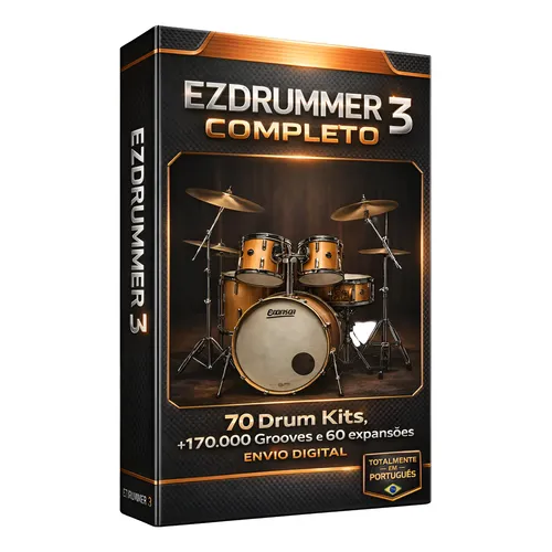 Ezdrummer 3 Completo Plugin Bateria Vst 70 Kits Pro | Parcelamento