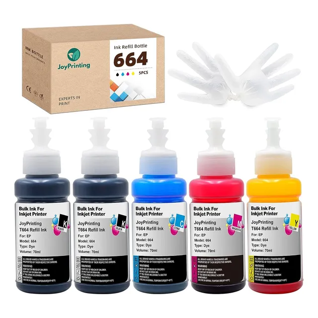 Joyprinting Epson 664 Reemplazo De Botellas De Recarga De Ti