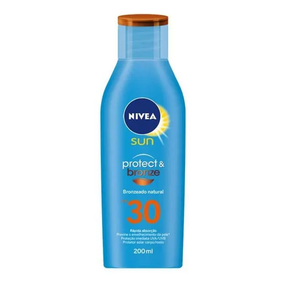 Nivea Sun Protetor & Bronze Solar Fps 30 - 200 Ml