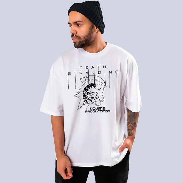Camiseta Básica Kojima Productions Death Stranding (Várias Cores)