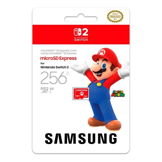Memoria Microsd Samsung Express Card 256gb Para Switch 2