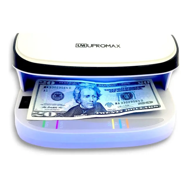 Detector Portatil Led Uv Billete Falso Dolar Euro Negocio $$