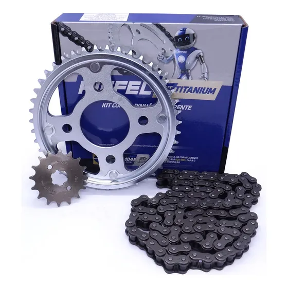 Kit Relação Transmissão Cg Titan Start Fan 160 2016 A 2022