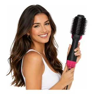 Wpe Variedades Escova Secadora Alisadora Seca Alisa 2x Mais Rápido Voltagem WPE V