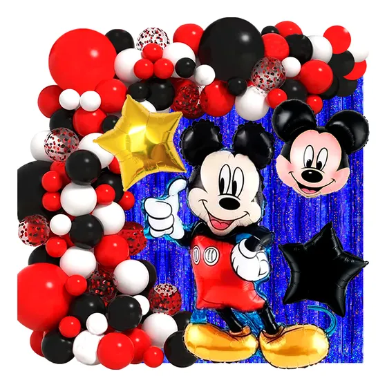 50 Art Globos Mickey Mouse Raton Orejas Decoracion Deco857