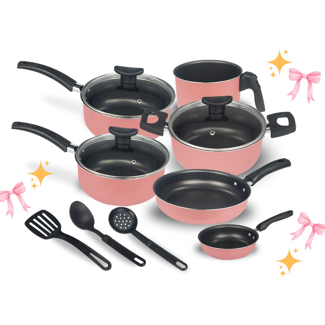 Conjunto De Panelas Teflon Com Frigideira