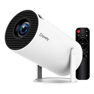 Smartprojetor Davely Projetor Android 11.0 Hd Bluetooth Hdmi Wifi Branco Resolução 4k Home Cinema 4k Smartprojetor Davely Projetor Android 11.0 Hd Bluetooth Hdmi Wifi Branco Resolução 4k Home Cinema 4k