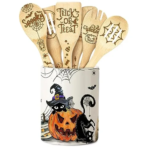 Halloween Decoración De Utensilios De Cerámica Con Rh2jb