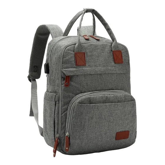 Mochila Maternal Carestino Boston Gris