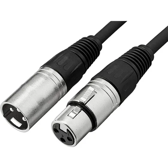 Cable Audio Canon Xlr 5 Mts Macho A Hembra 3 Pines Micrófono