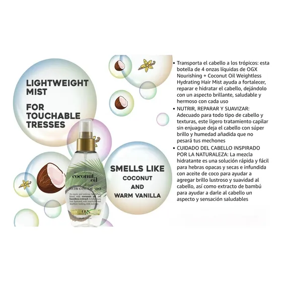 Aceite Nutritivo Coconut Ogx