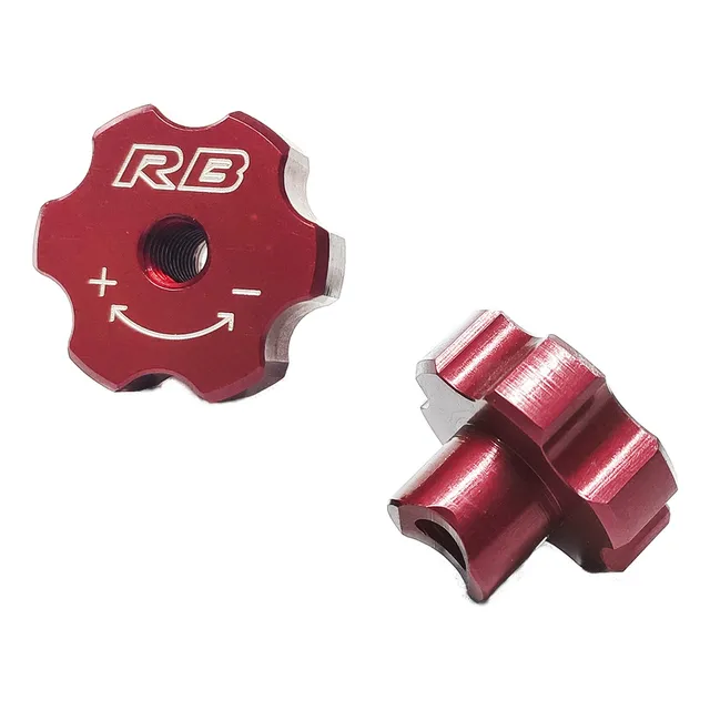 Tuerca Regula Freno Universal 6mm Roja Rb